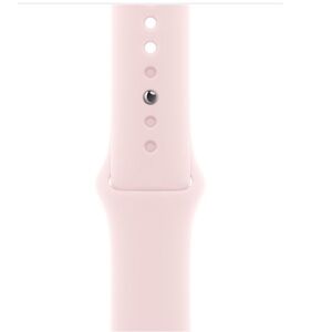 Apple light pink silicone watch band 44mm SE